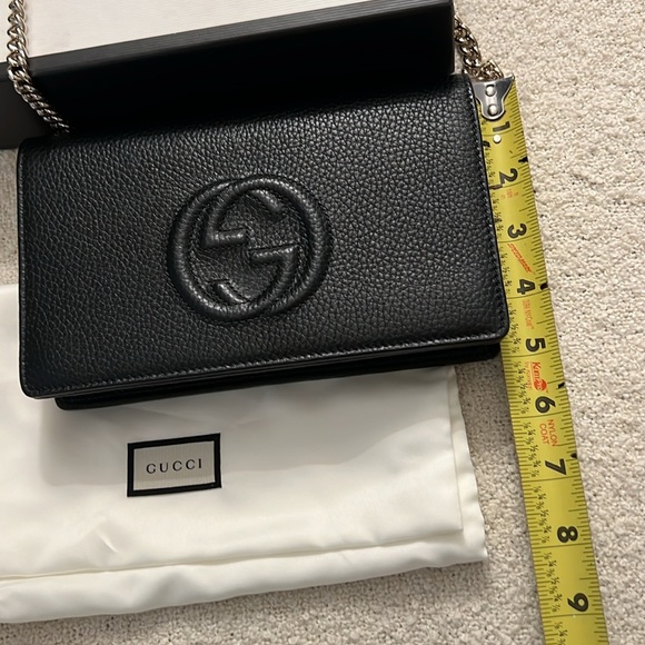 Authentic Gucci Soho clutch/wallet /crossbody Bag - Picture 12 of 15